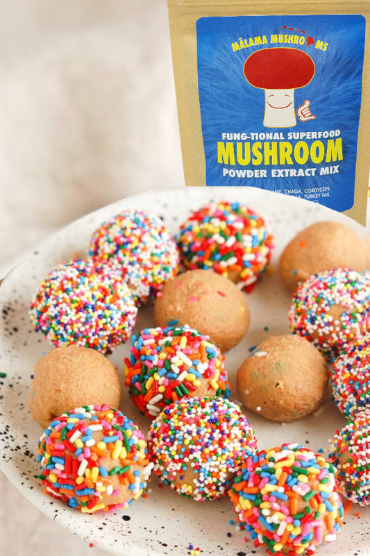 Superfood Cake Batter Balls (GF, Vegan)