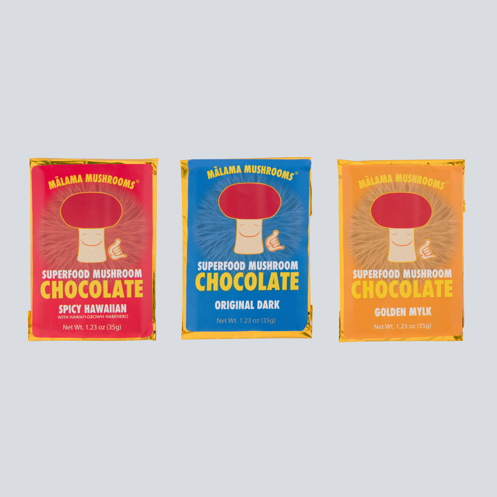 Mushroom Chocolate - Spicy Hawaiian Habanero (Pack Of 5)
