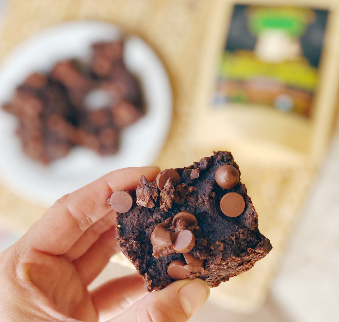 Fudgy-Avocado Superfood Brownies (Paleo Vegan GF)