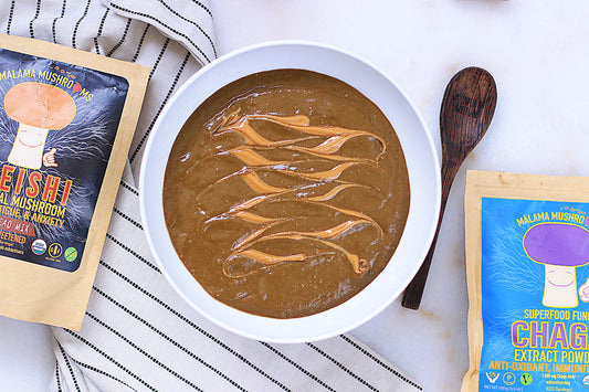 Reishi-Chaga Chocolate Peanut Butter Bowl