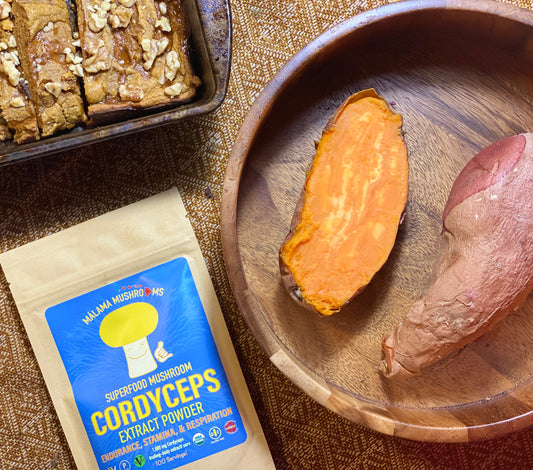Fung-tional Superfood Sweet Potato Bread (Paleo GF)