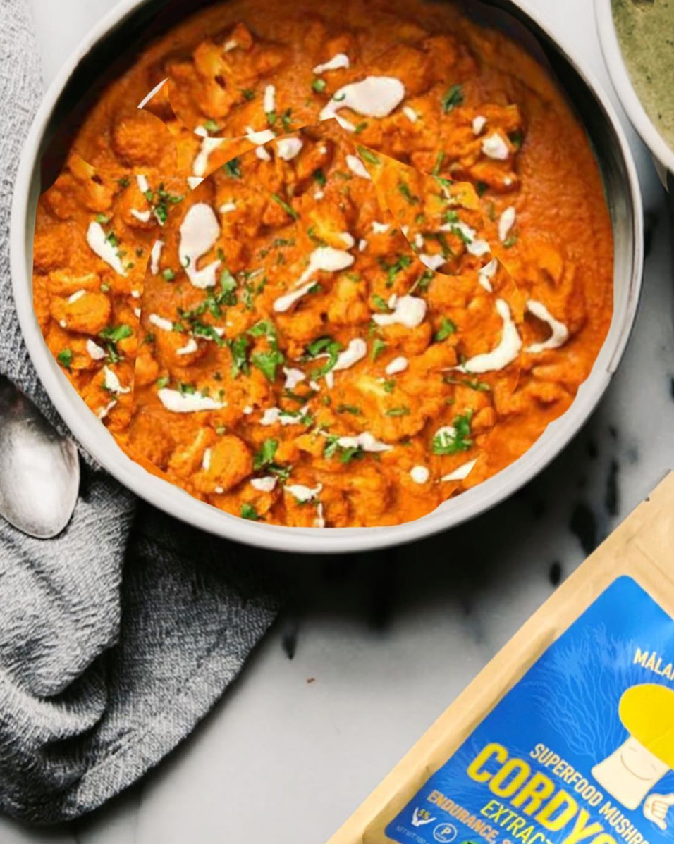 Cordyceps-Cauliflower Tikka Masala