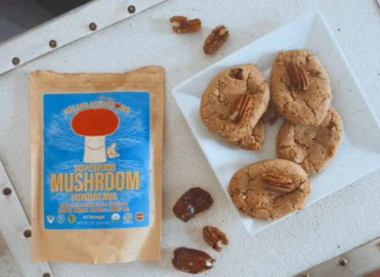 Paleo Pecan Superfood Shortbread Cookies (Vegan GF Paleo)