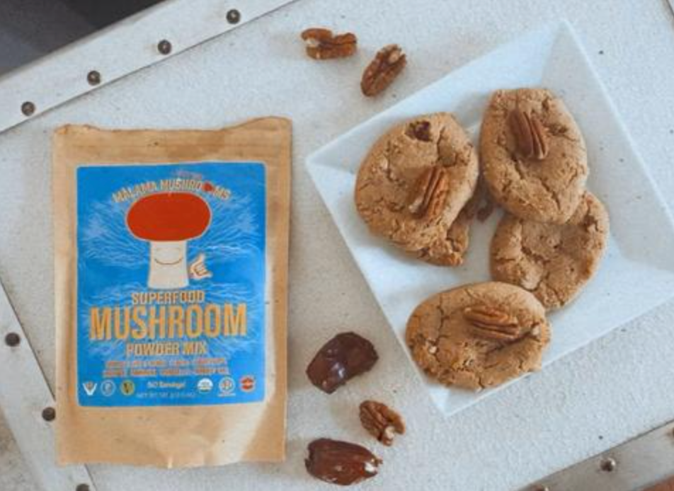 Paleo Pecan Superfood Shortbread Cookies (Vegan GF Paleo)