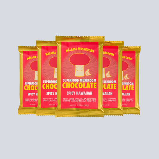 Mushroom Chocolate - Spicy Hawaiian Habanero (Pack of 5)