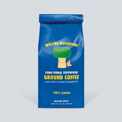 Mushroom Coffee: 100% Kona with Lion's Mane
